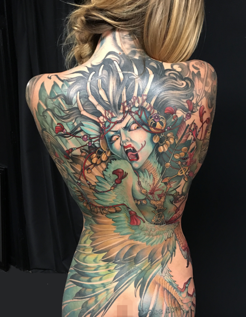 Teresa Sharpe harpee back piece