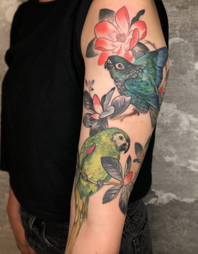 Stephanie Brown, feralcatbox, bird tattoo