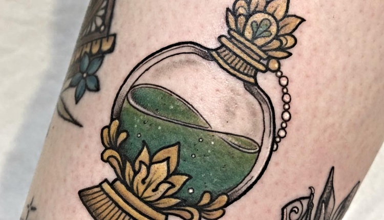 Potion Bottle Tattoo