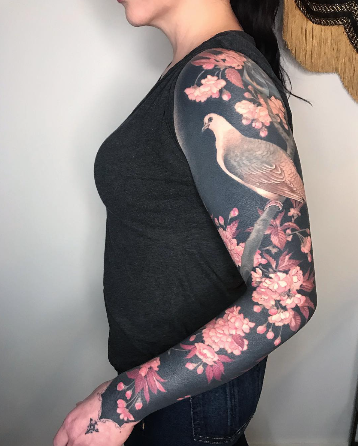 Esther Garcia sleeve tattoo