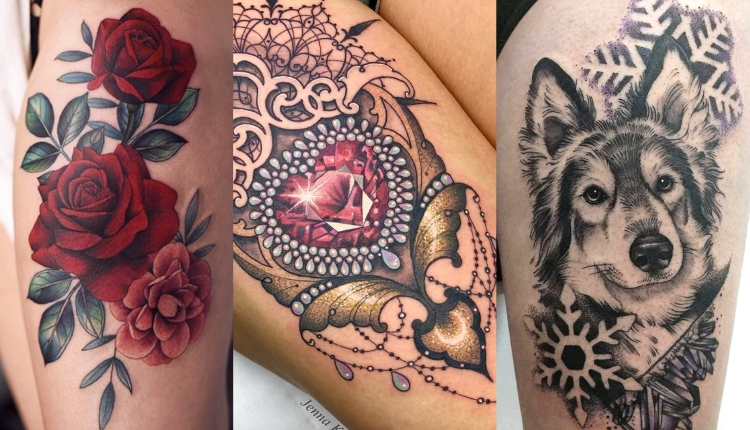 16 Best Thigh Tattoos for Women | Female Tattooers