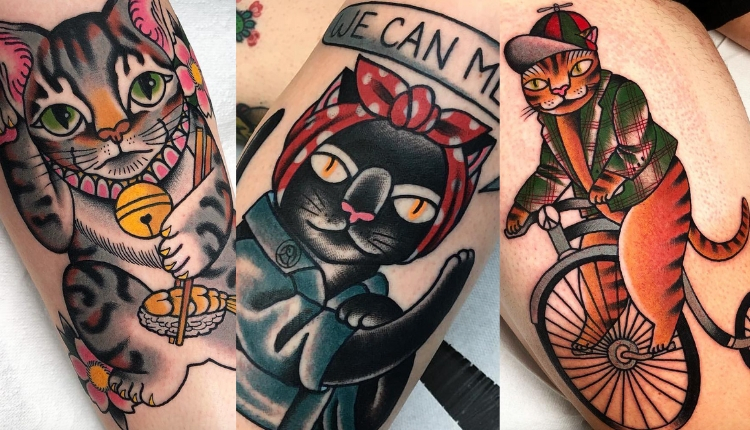 Alley Cat Tattoo Alley Cat By Kelly Nichols On Dribbble Alley cat