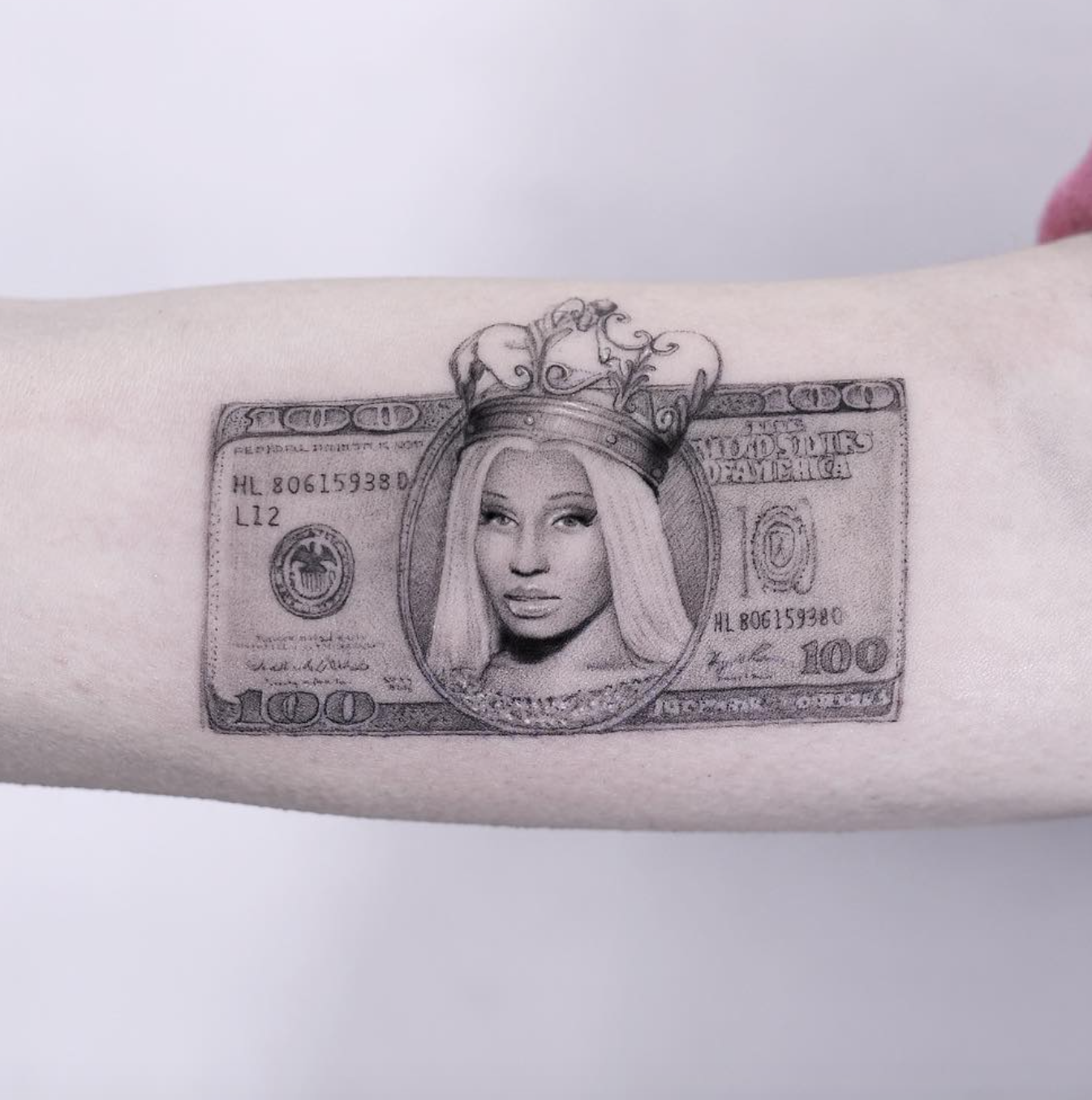 Edit Paints Nicki Minaj tattoo