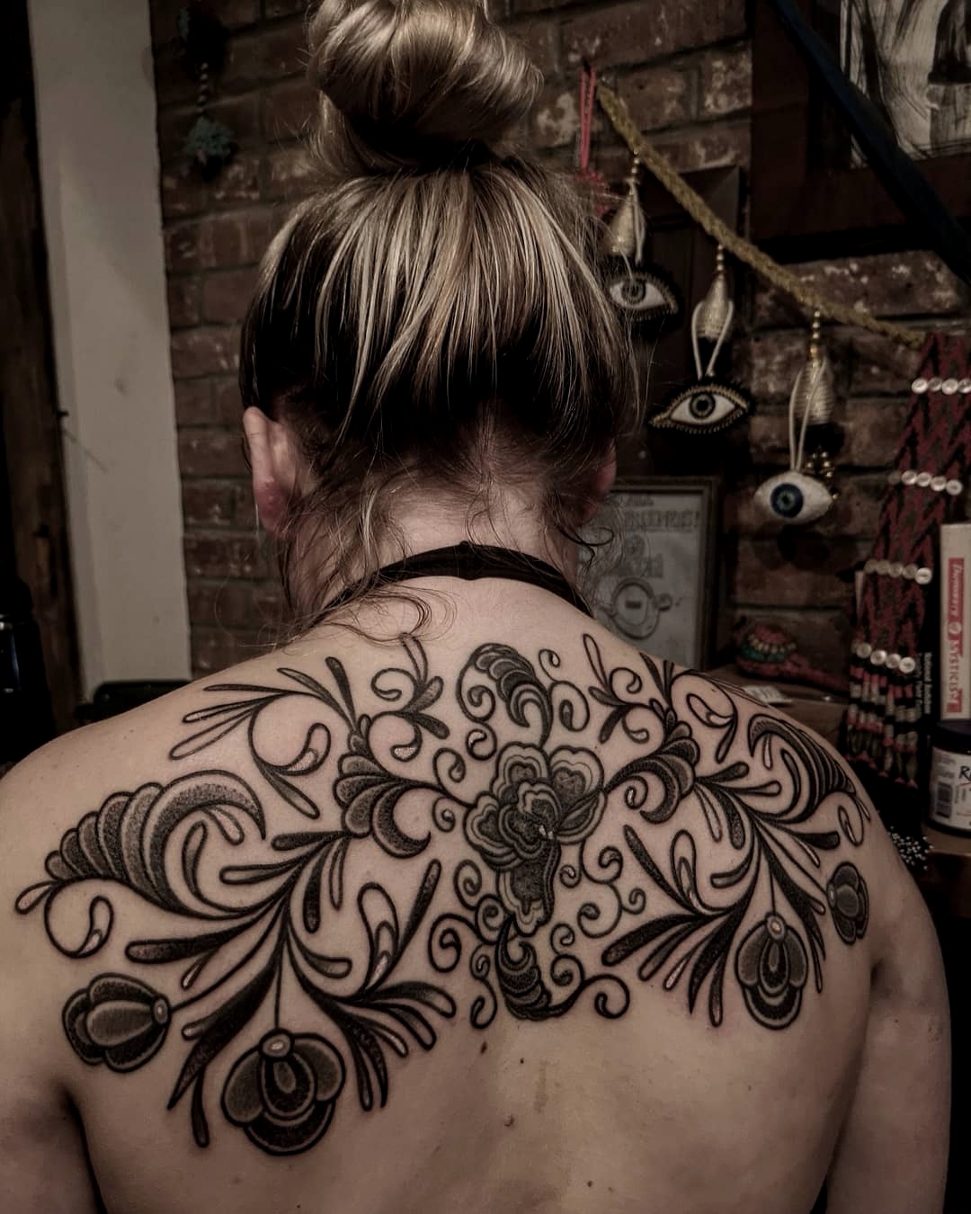 Back tattoo by Hannah Pixie Snowdon