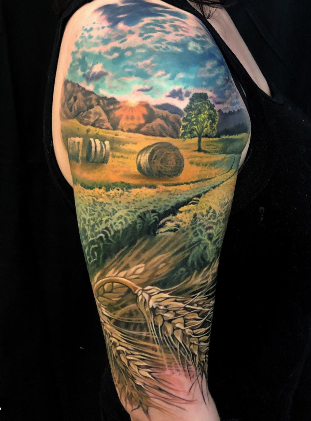 Color realism tattoo by Megan Jean Morris