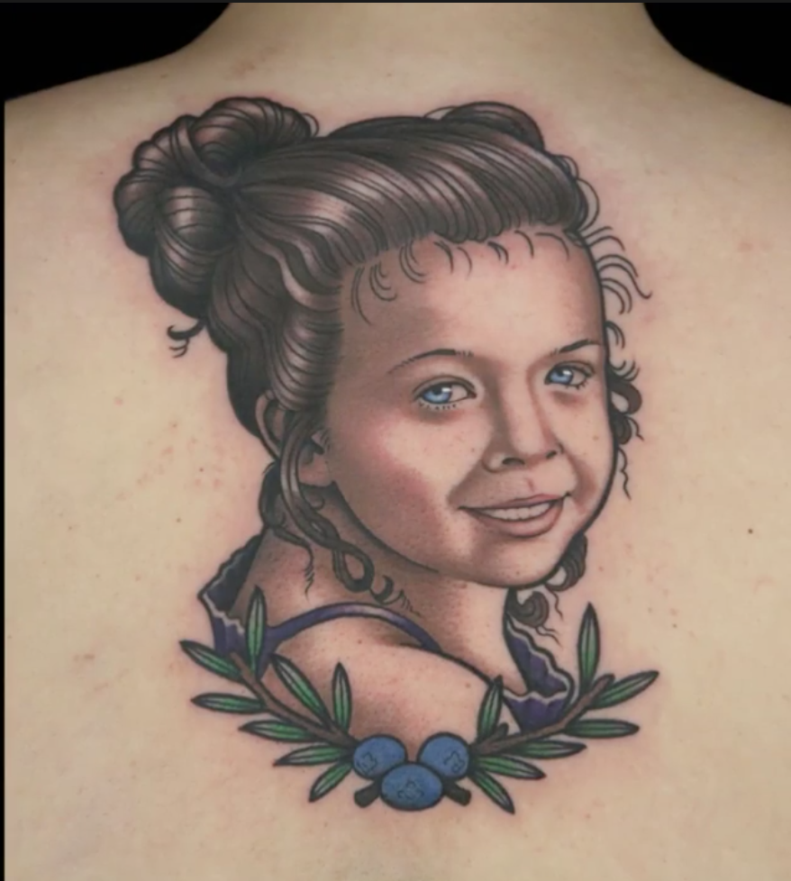 Portrait tattoo by Laura Marie