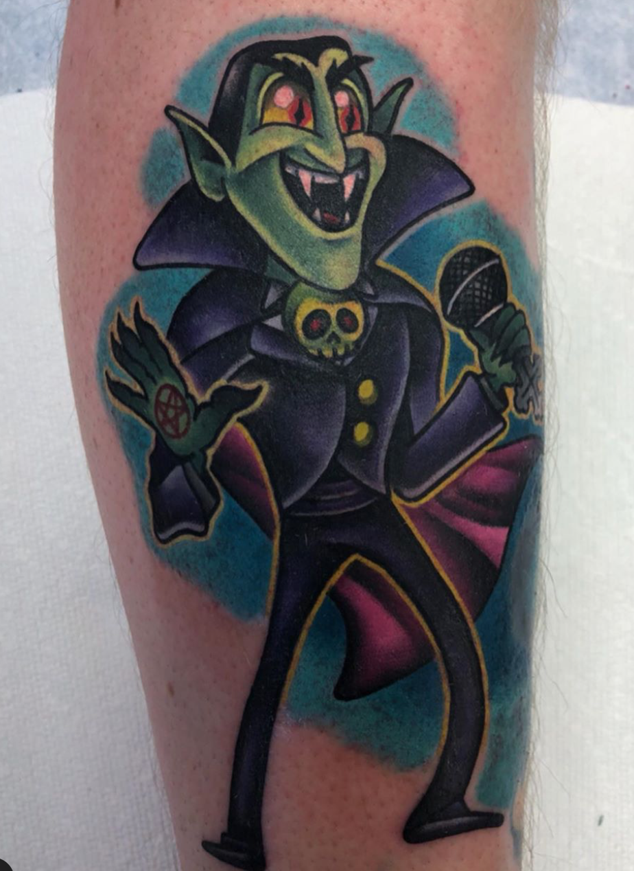 Dracula tattoo by Alexandra Fische
