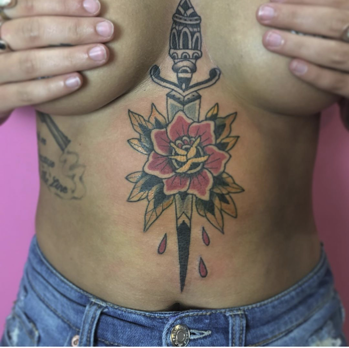 Sternum Tattoo by Emilie Robinson