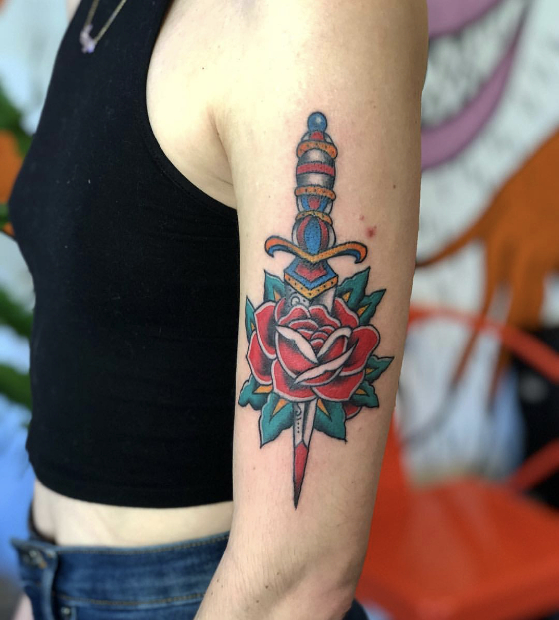 17 Killer Dagger Tattoo Designs Female Tattooers