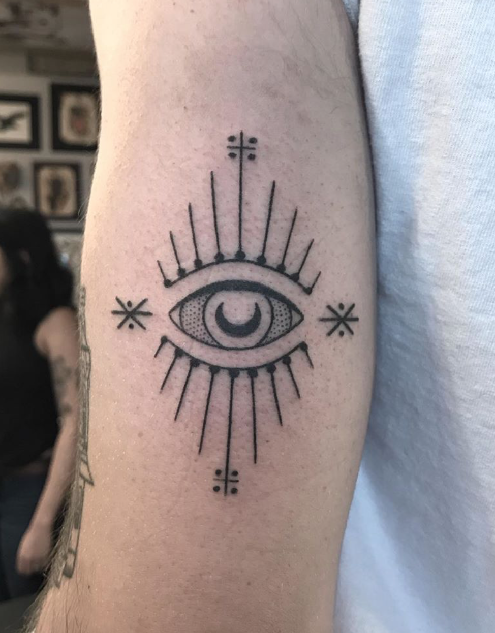 Eye tattoo by Rachel Patton