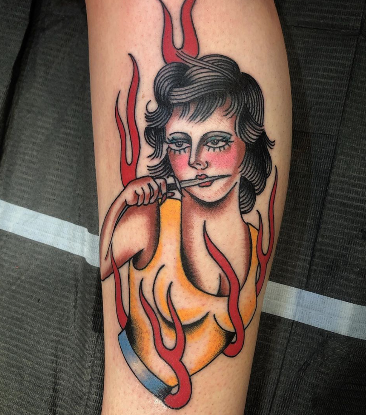 Fire lady by Jessamyn Pusatory