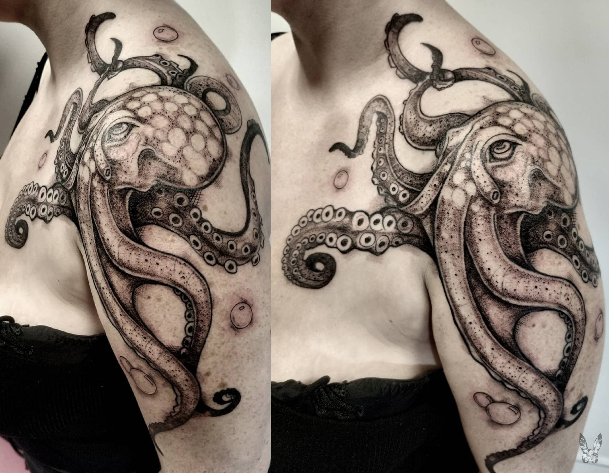 Octopus Tattoo by Renata Kiraly